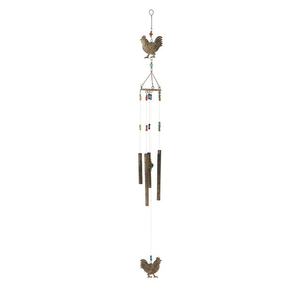 Metal Rooster Wind Chime Free Shipping On Orders Over 45 Metal Rooster Wind Chime
