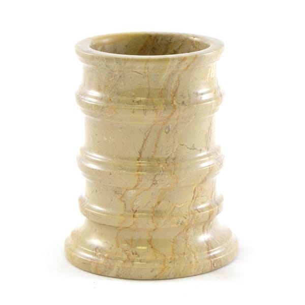 BEIGE MARBLE TUMBLER - Beige