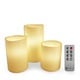 preview thumbnail 2 of 4, Lavish Home 3 Piece LED Flameless Candle Set with Remote