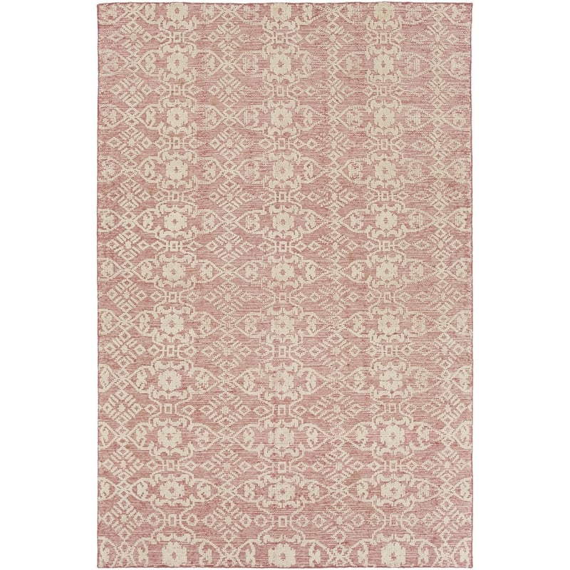 Hand-Knotted Forbach Wool/Cotton Area Rug