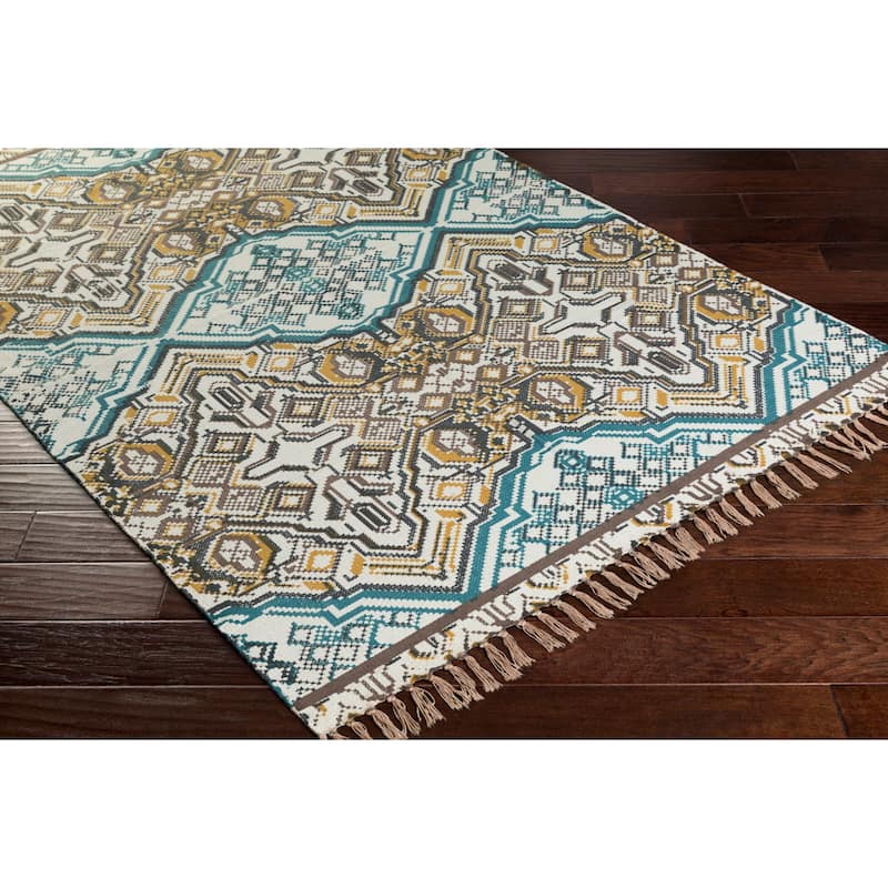 Hand-Woven Even Cotton Area Rug - 4' x 6' - 4' x 6'