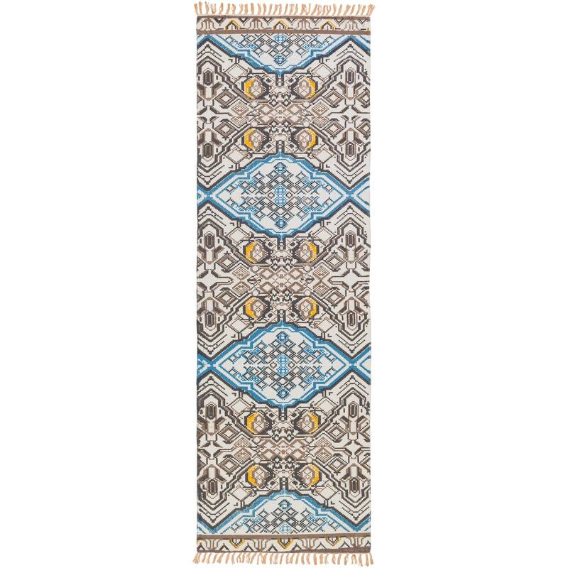 Hand-Woven Even Cotton Area Rug - 2'6" x 8' Runner - 2'6" x 8' Runner