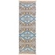 preview thumbnail 2 of 4, Hand-Woven Even Cotton Area Rug - 2'6" x 8' Runner - 2' 6" x 8'