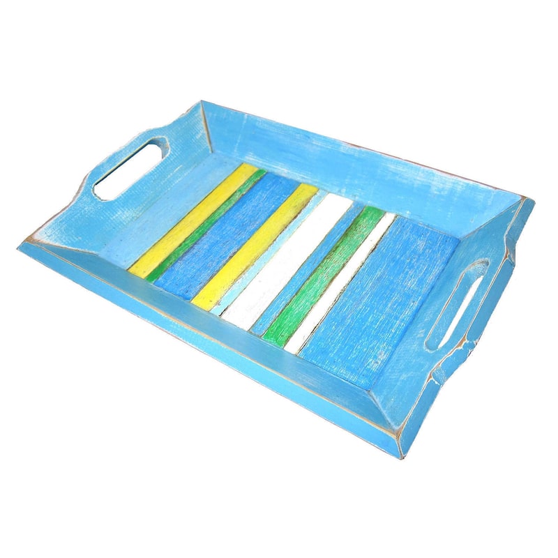 Handmade Chaba Decor Tray by the Bay (Thailand)