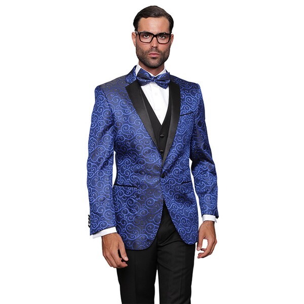 Statement Men's Wool Bellagio Royal 3-piece Tuxedo Suit