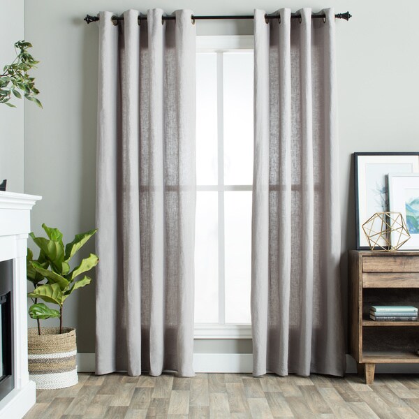 Shop Julia M Fuller Vintage Washed Belgian Linen Curtain