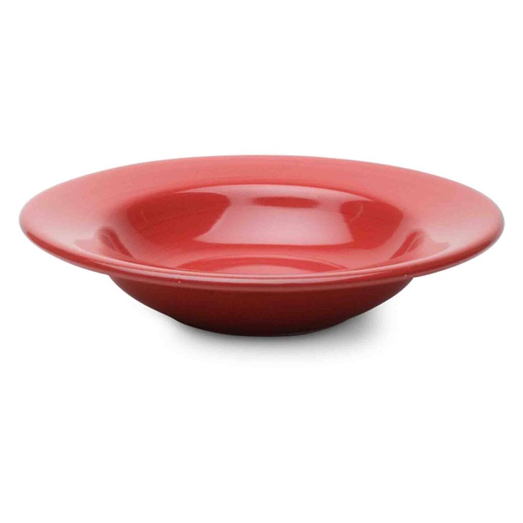 TAG SONOMA RIMMED BOWL RED, SET OF 4
