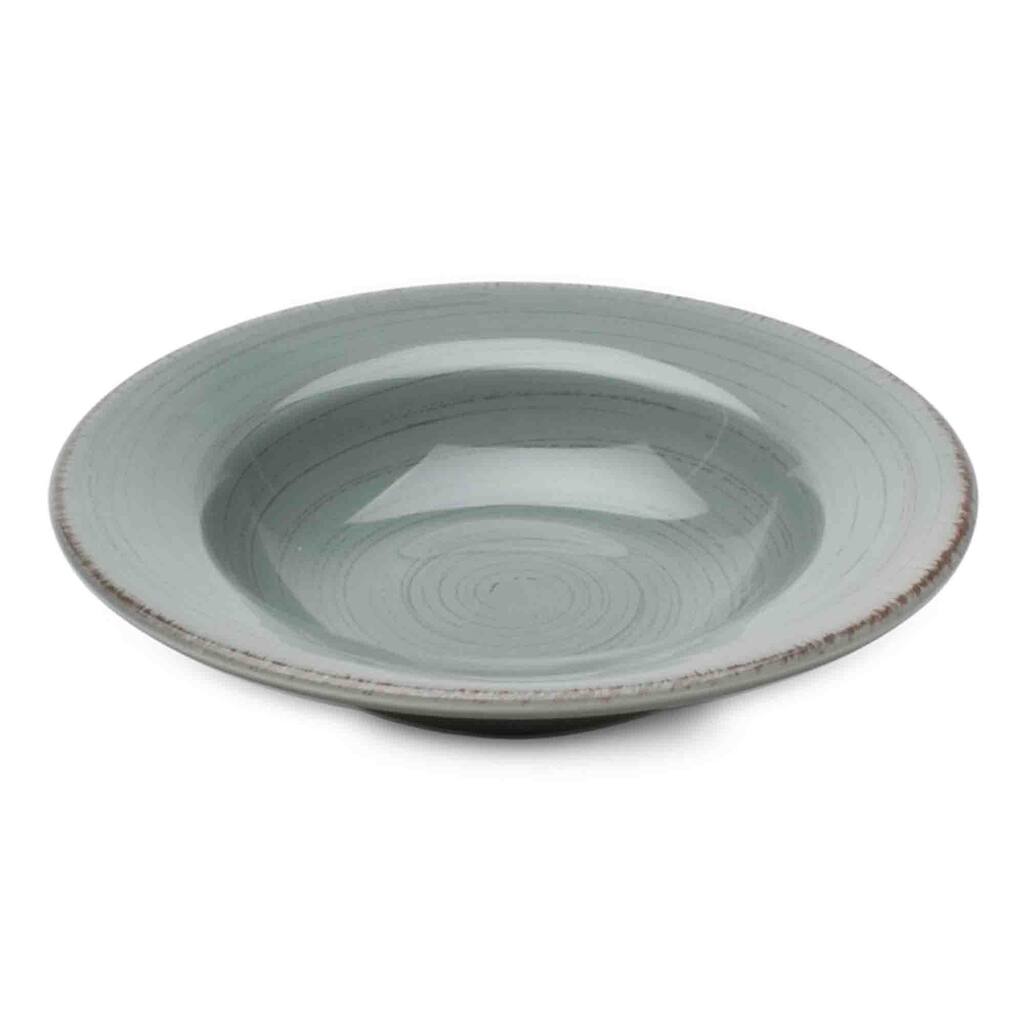 TAG SONOMA RIMMED BOWL SLATE BLUE, SET OF 4