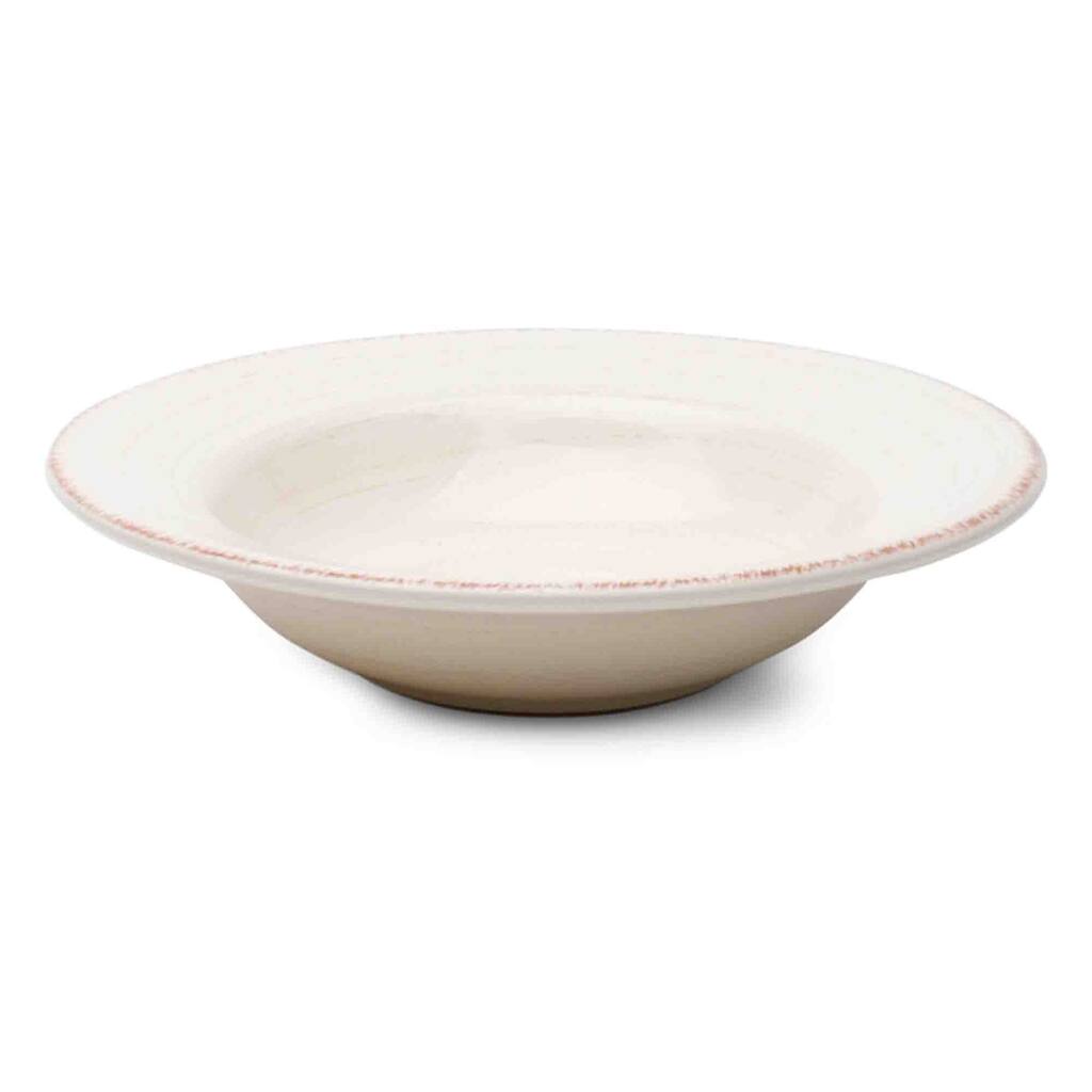 TAG SONOMA RIMMED BOWL IVORY, SET OF 4