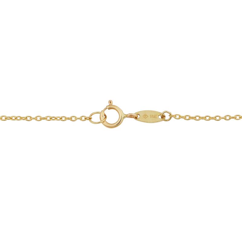 Fremada 14k Yellow Gold High Polish Double Heart Bracelet (7.25 inches)
