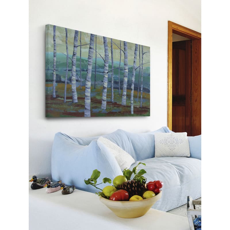 Marmont Hill - Twilight Grove II by Julie Joy Painting Print on Canvas - Multi-Color