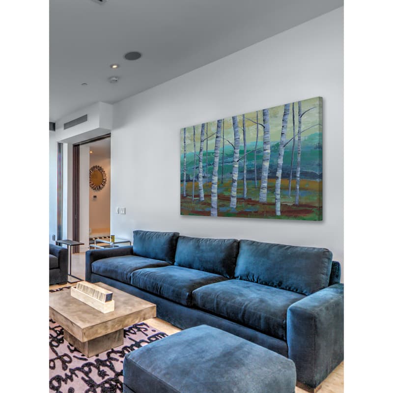 Marmont Hill - Twilight Grove II by Julie Joy Painting Print on Canvas - Multi-Color