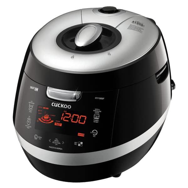 Cuckoo CRP-P1009S 10 Cups Electric Pressure Rice Cooker (Black)