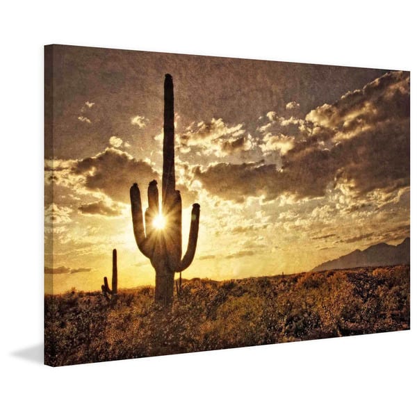 Marmont Hill - Handmade Sonoran Silhouette Painting Print on Canvas ...
