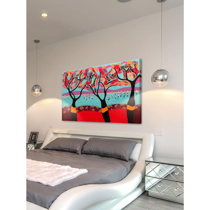 Marmont Hill - Idyllic Series 4 by Lisa Mee Painting Print on Canvas - Multi-Color