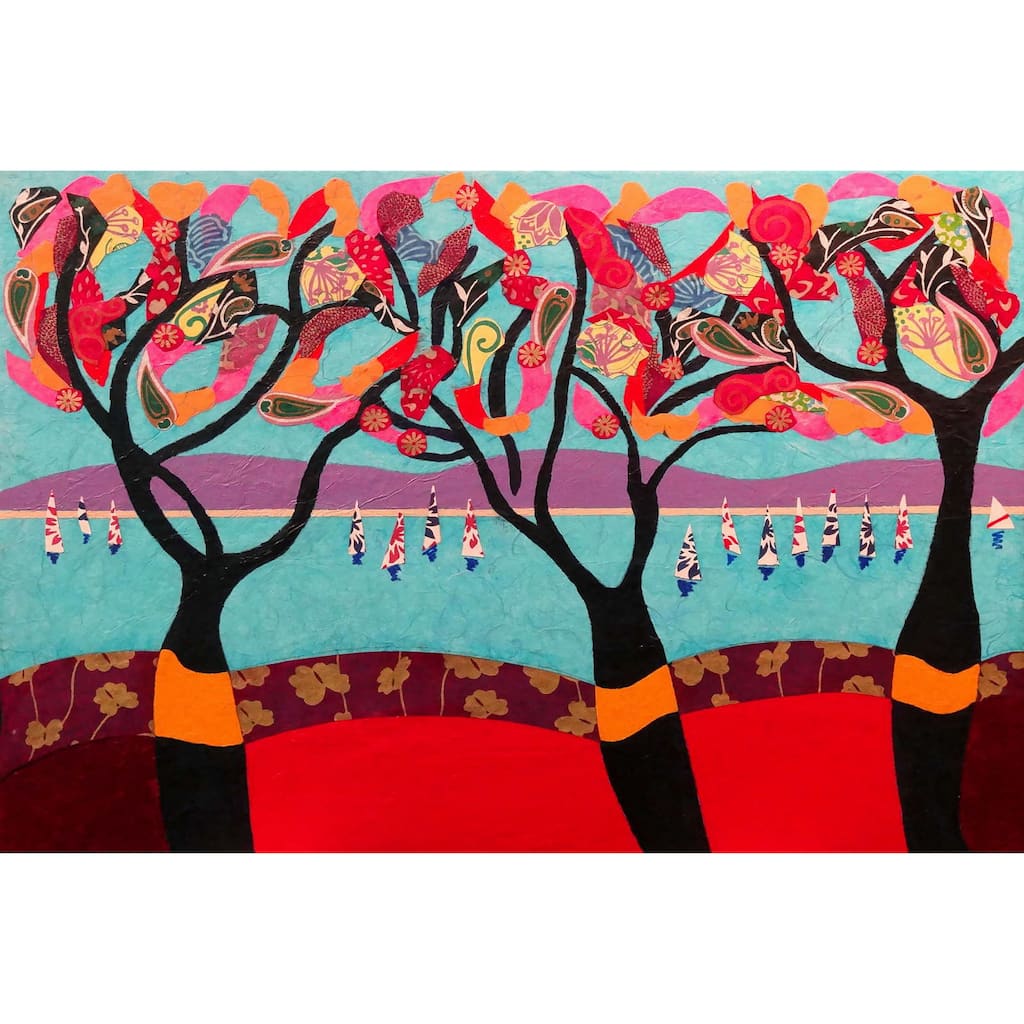 Marmont Hill - Idyllic Series 4 by Lisa Mee Painting Print on Canvas - Multi-Color