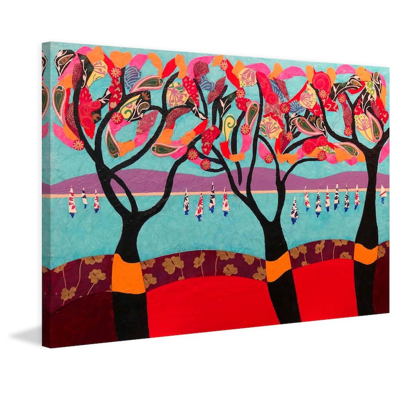 Marmont Hill - Idyllic Series 4 by Lisa Mee Painting Print on Canvas - Multi-Color
