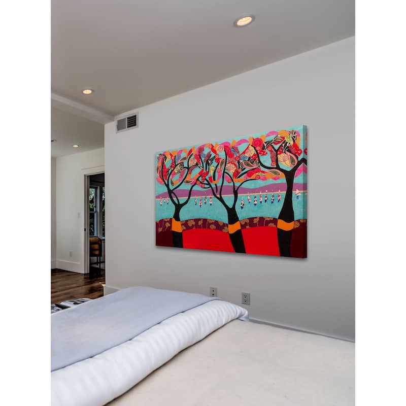 Marmont Hill - Idyllic Series 4 by Lisa Mee Painting Print on Canvas - Multi-Color
