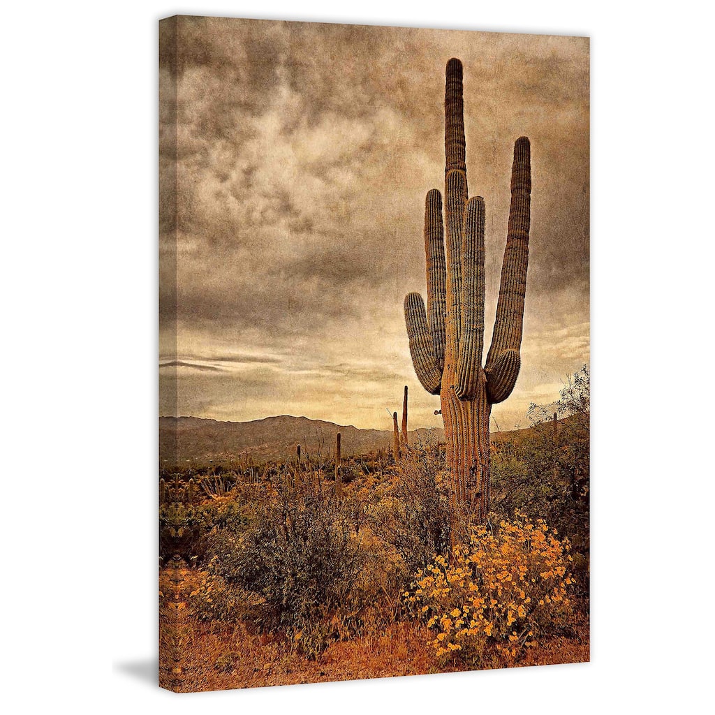 Marmont Hill - Desert Sentinels by Robertson Painting Print on Canvas - Multi-Color