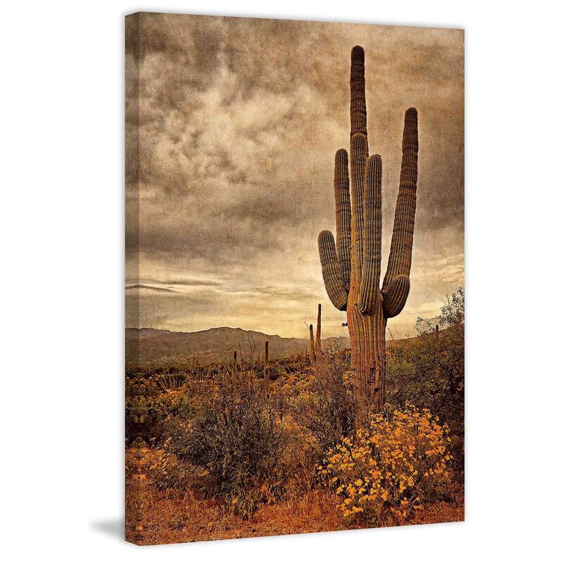 Marmont Hill - Desert Sentinels by Robertson Painting Print on Canvas - Multi-Color