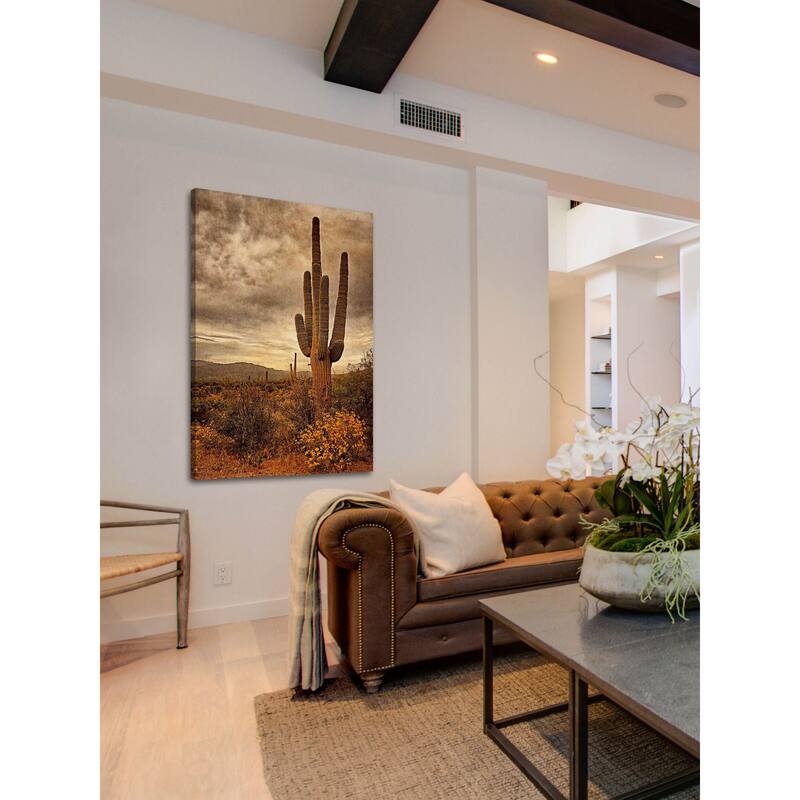 Marmont Hill - Desert Sentinels by Robertson Painting Print on Canvas - Multi-Color