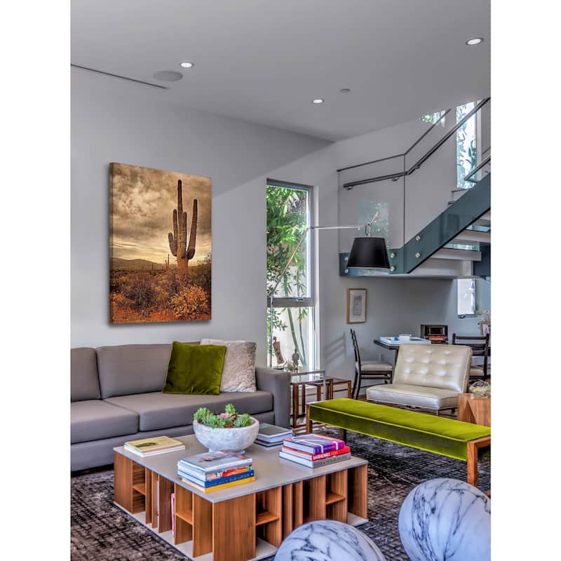 Marmont Hill - Desert Sentinels by Robertson Painting Print on Canvas - Multi-Color