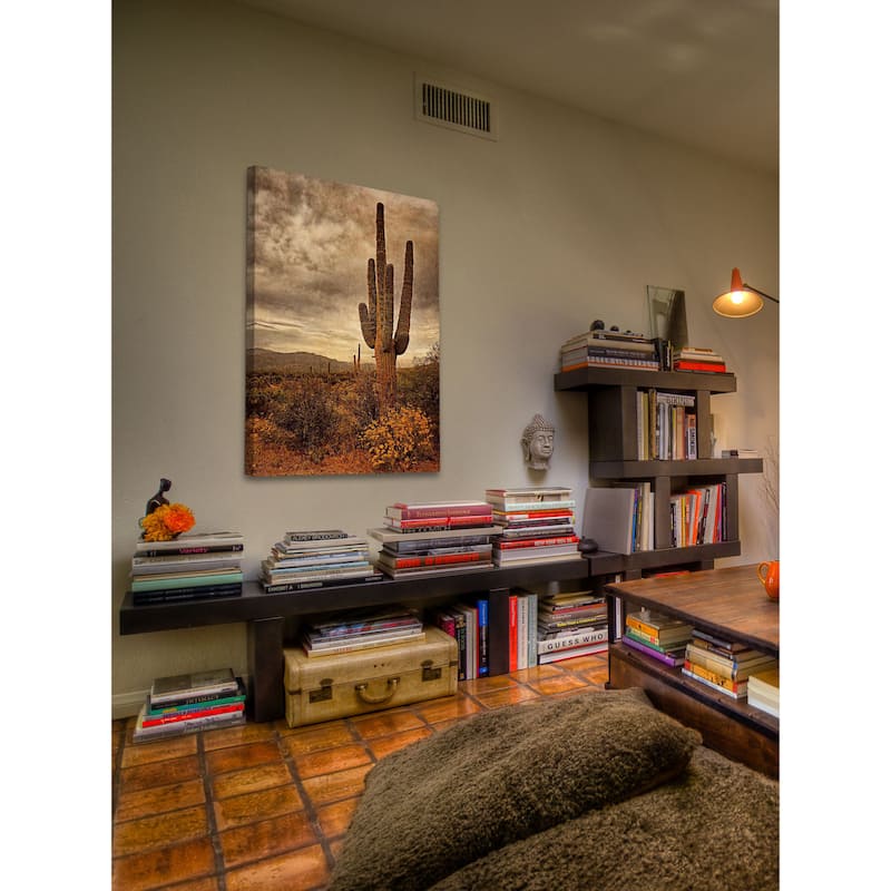 Marmont Hill - Desert Sentinels by Robertson Painting Print on Canvas - Multi-Color