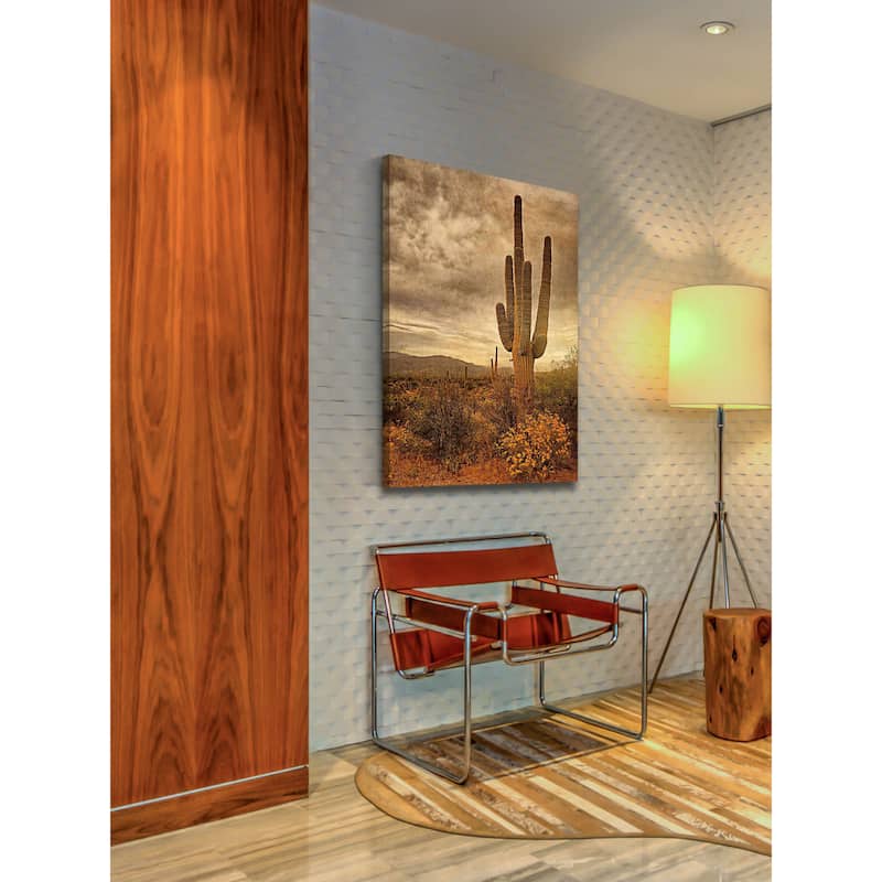 Marmont Hill - Desert Sentinels by Robertson Painting Print on Canvas - Multi-Color