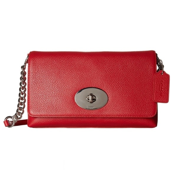 Shop Coach Pebbled Leather Crosstown Crossbody Bag - Free Shipping Today - Overstock - 10971905