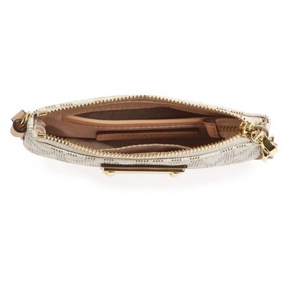 michael kors small signature wristlet