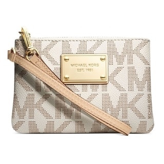 michael kors logo wristlet