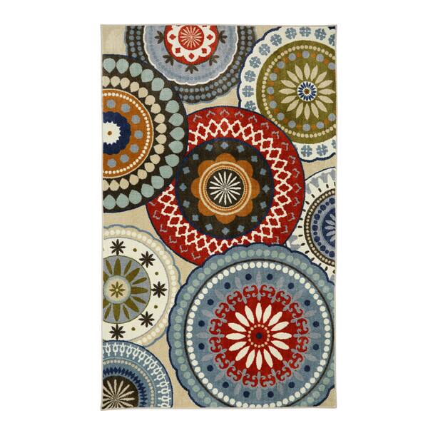 Mohawk Home Suzani Blue Area Rug On Sale Overstock 10972977