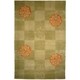 preview thumbnail 1 of 5, SAFAVIEH Handmade Mandarin Sulltane French Country Floral Wool Rug 9' x 12' - Sage - Rectangle