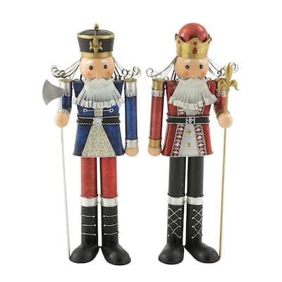 Assorted Metal Nutcrackers (Set of 2)