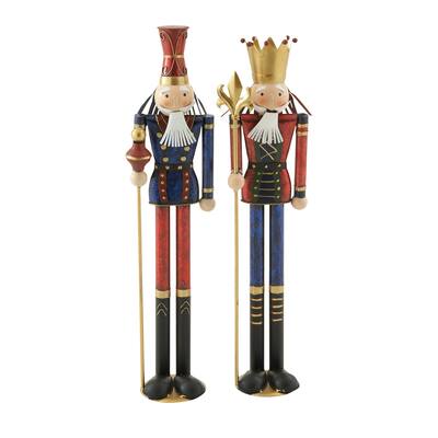 Assorted Metal Thin Nutcrackers (Set of 2)
