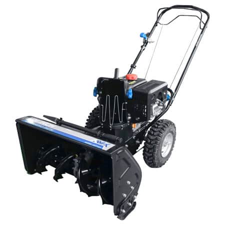 AAVIX AGT1424 24-Inch 208CC 2-Stage Electric Start Self-Propelled snow blower - Black