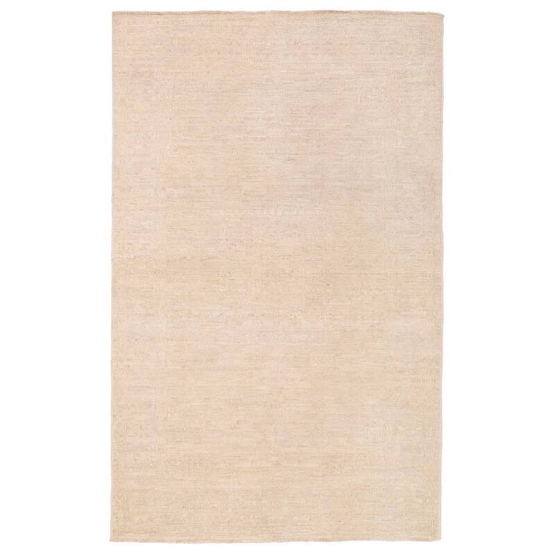 Handmade One-of-a-Kind Vegetable Dye Oushak Wool Rug (Afghanistan) - 3'10 x 6'3