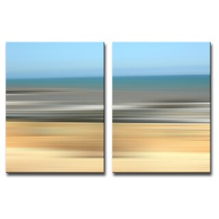 Blur Stripes XV' 2-Piece Wrapped Canvas Wall Art Set - Bed Bath ...