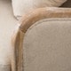 preview thumbnail 6 of 8, Crenshaw Fabric Wing Chair by Christopher Knight Home