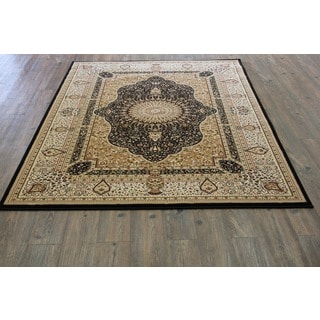 Black Isfahan Rug Black Isfahan Persian Area Rug - 5'3 x 7'5 - Bed Bath & Beyond - 10978610