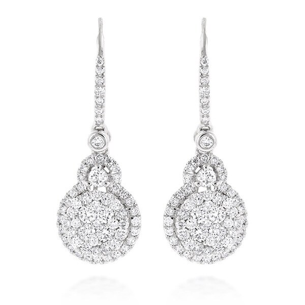 Luxurman 14k White Or Yellow Gold 2 1 4ct Tdw High End Cer Luxurman 14k White Or Yellow Gold 2 1 4ct Tdw High End Cer Diamond Drop