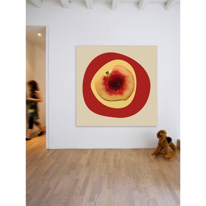 Marmont Hill - September Peach 2 by Irena Orlov Painting Print on Canvas - Multi-Color