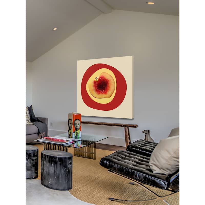 Marmont Hill - September Peach 2 by Irena Orlov Painting Print on Canvas - Multi-Color