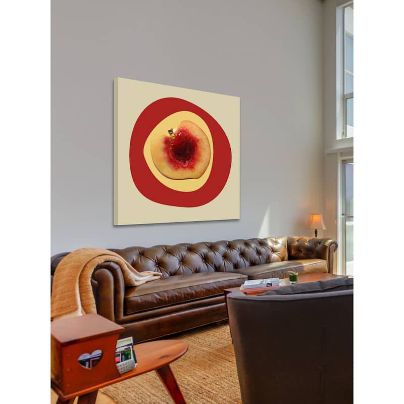 Marmont Hill - September Peach 2 by Irena Orlov Painting Print on Canvas - Multi-Color