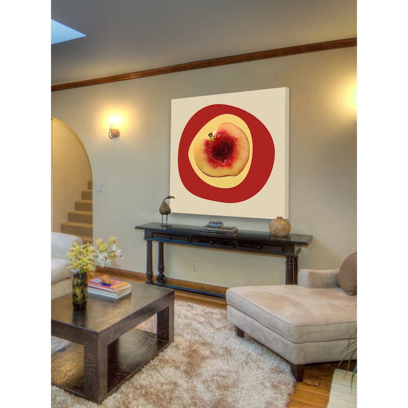 Marmont Hill - September Peach 2 by Irena Orlov Painting Print on Canvas - Multi-Color