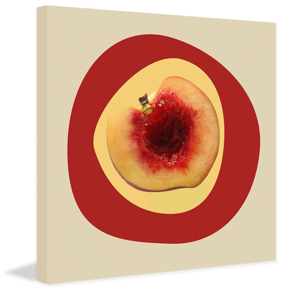 Marmont Hill - September Peach 2 by Irena Orlov Painting Print on Canvas - Multi-Color