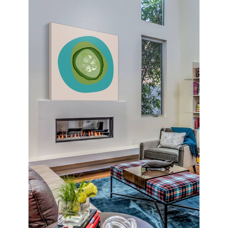 Marmont Hill - September Cucumber by Irena Orlov Painting Print on Canvas - Multi-Color