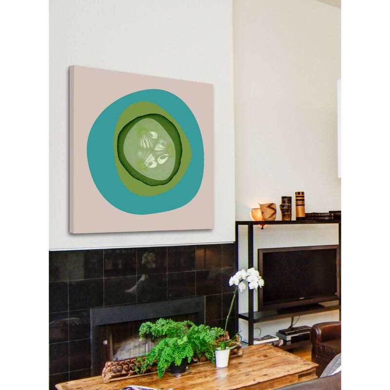 Marmont Hill - September Cucumber by Irena Orlov Painting Print on Canvas - Multi-Color