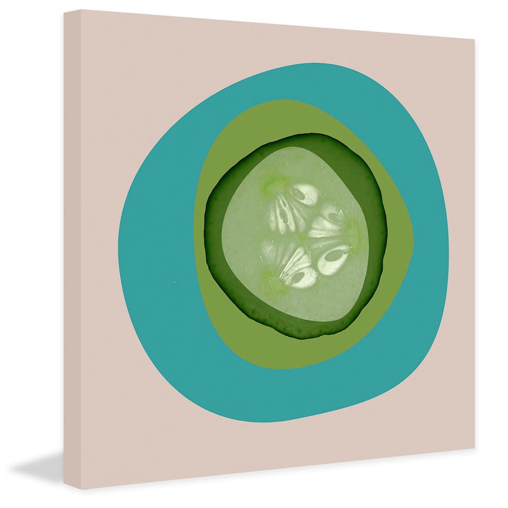 Marmont Hill - September Cucumber by Irena Orlov Painting Print on Canvas - Multi-Color