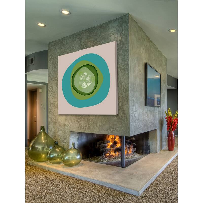 Marmont Hill - September Cucumber by Irena Orlov Painting Print on Canvas - Multi-Color